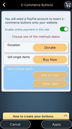 شما می توانید راه حل های تجارت الکترونیکی ساده را با دکمه های Paypal ایجاد کنید.